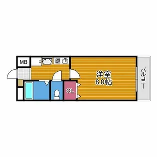 セイント【2階】の間取り