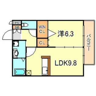 グラシアス【1階】の間取り