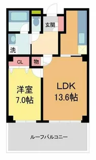 グランドール宝塚【301号室】の間取り