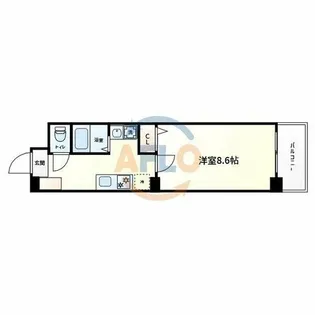 昭和町エクセルハイツ【4階】の間取り