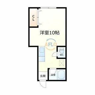 GS阿倍野【4階】の間取り