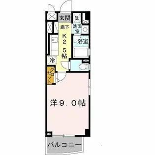 朝陽館【4階】の間取り