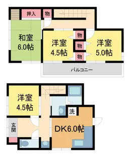 兵庫県西宮市今津曙町【一戸建】の間取り
