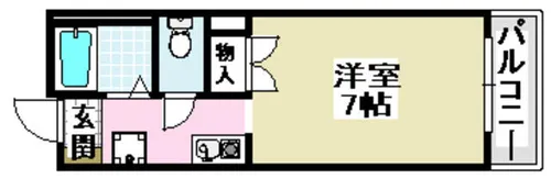 メゾンルミエール【2階】の間取り