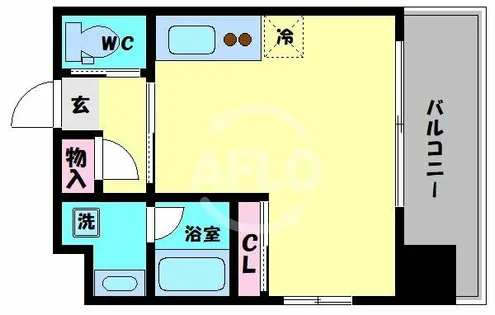 ブリリアントコート パーリオ【6階】の間取り
