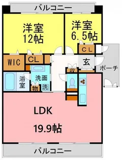 ITコート苦楽園【301号室】の間取り