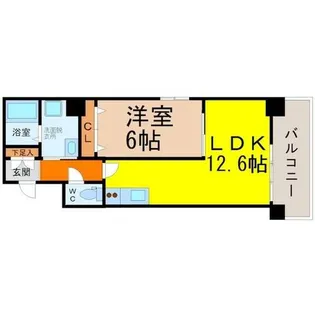 タカマツレジデンス鶴舞公園【8階】の間取り