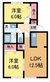 チェリーバレイZ【2階】の間取り