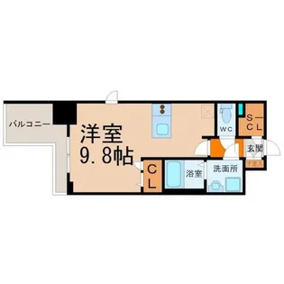 プレサンス錦プレミアム【7階】の間取り