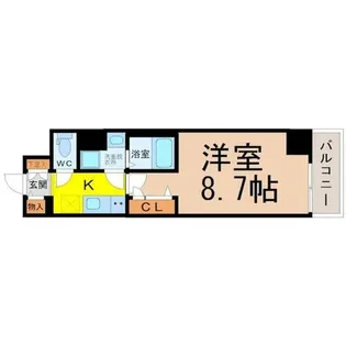 メイクス上前津IV【9階】の間取り
