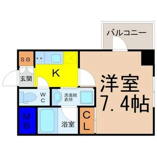 レジデンス東別院スクエア【14階】の間取り