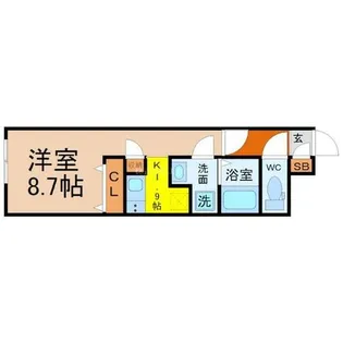 quador今池EAST【1階】の間取り