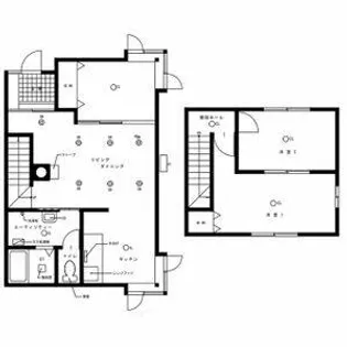 月寒東2-3一棟二戸【2階】の間取り