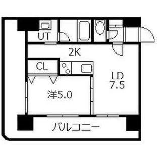 メープル元町【3階】の間取り