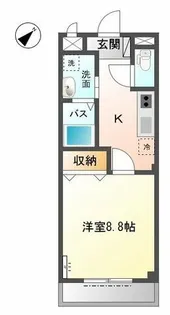 ステラエクシード【1階】の間取り