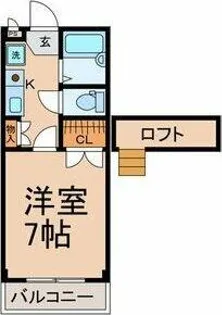 ラセーヌ柴田【1階】の間取り