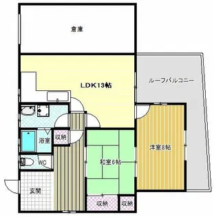 森井マンション【1階】の間取り