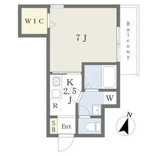 ラ・ルーシュ泉【7階】の間取り