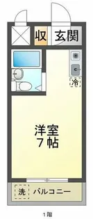 リッチライフ伊川谷Ⅰ・Ⅱ【2階】の間取り