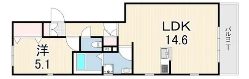 ソラーナ垂水【2階】の間取り