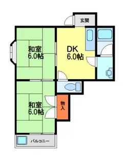 メゾン21【201号室】の間取り