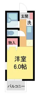 クインズ・コート豊島【106号室】の間取り
