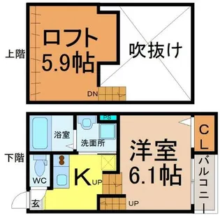 グランシャリオ【2階】の間取り