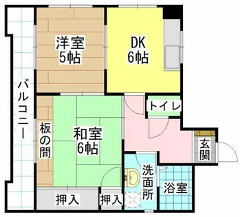 ハーモニーハイツ【8階】の間取り