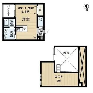 WIN荒子【1階】の間取り