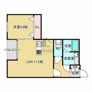 IMAXレジデンス博多南【2階】の間取り