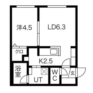 FIORITURA MOTOMACHI【402号室】の間取り