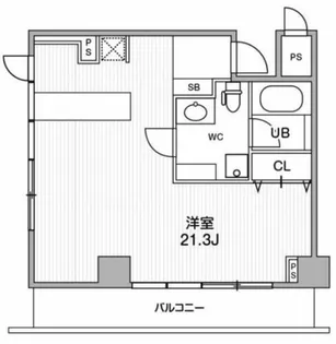アーバンスタイル心斎橋【11階】の間取り