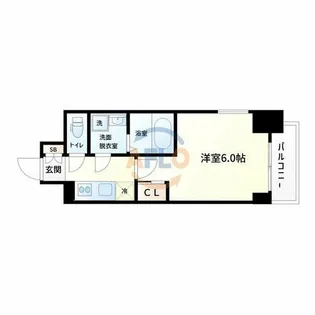 JMFレジデンス海老江【13階】の間取り