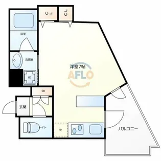 アスヴェル心斎橋東ステーションフロント【10階】の間取り