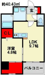 サンシャイン・マリンズ井堀【102号室】の間取り
