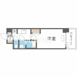 プレサンス堺筋本町センティス【10階】の間取り