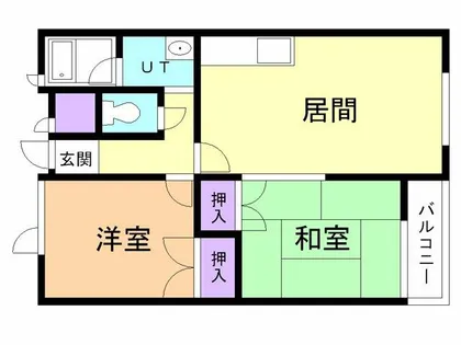 カーサ・レガーロⅠ・Ⅱ【1階】の間取り