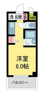 レヂデンス夙川【202号室】の間取り