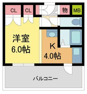 NDビルハイツ【404号室】の間取り