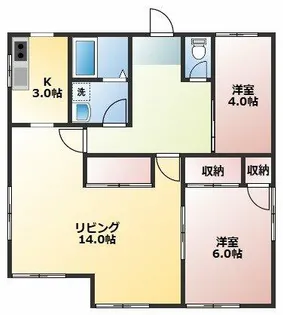 へーベルYS【101号室】の間取り