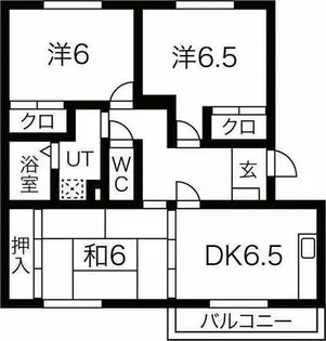 メイコータウンI【3階】の間取り