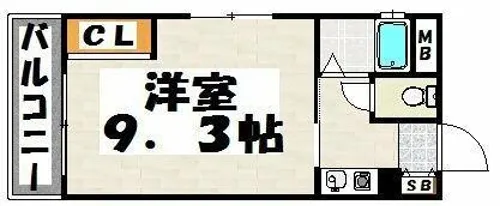 リブジョイみのしま【5階】の間取り