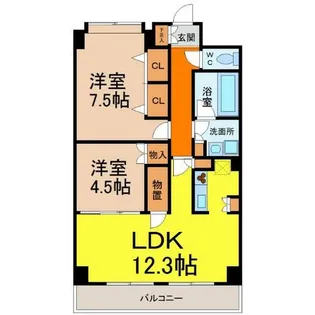 TRI-STAGE(トライステージ)【3階】の間取り