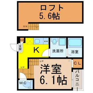 VILLETTASASASHIMA(ヴィレッタササシマ)【1階】の間取り