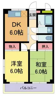 サンモール【202号室】の間取り