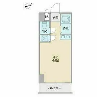 Vita六番町【8階】の間取り