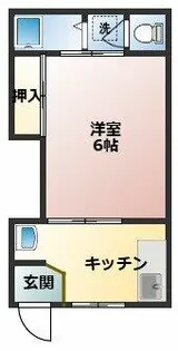 タチバナ荘第一【8号室】の間取り