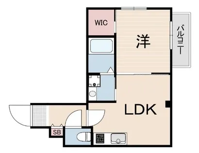ブラントゥール芦屋【2階】の間取り