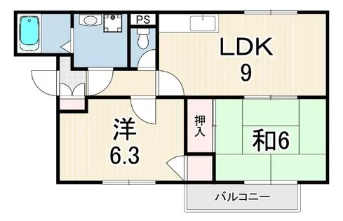 ルミエール【2階】の間取り