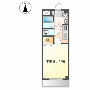 ビアンカあさひ【2階】の間取り